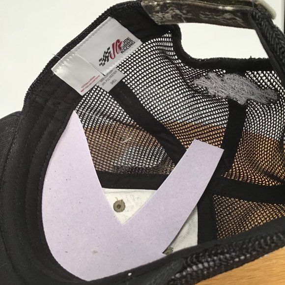 Kyle Busch #18 Blackout Camo/M & M'S Joe Gibbs Racing team issued cap NASCAR NWT - Picture 14 of 15